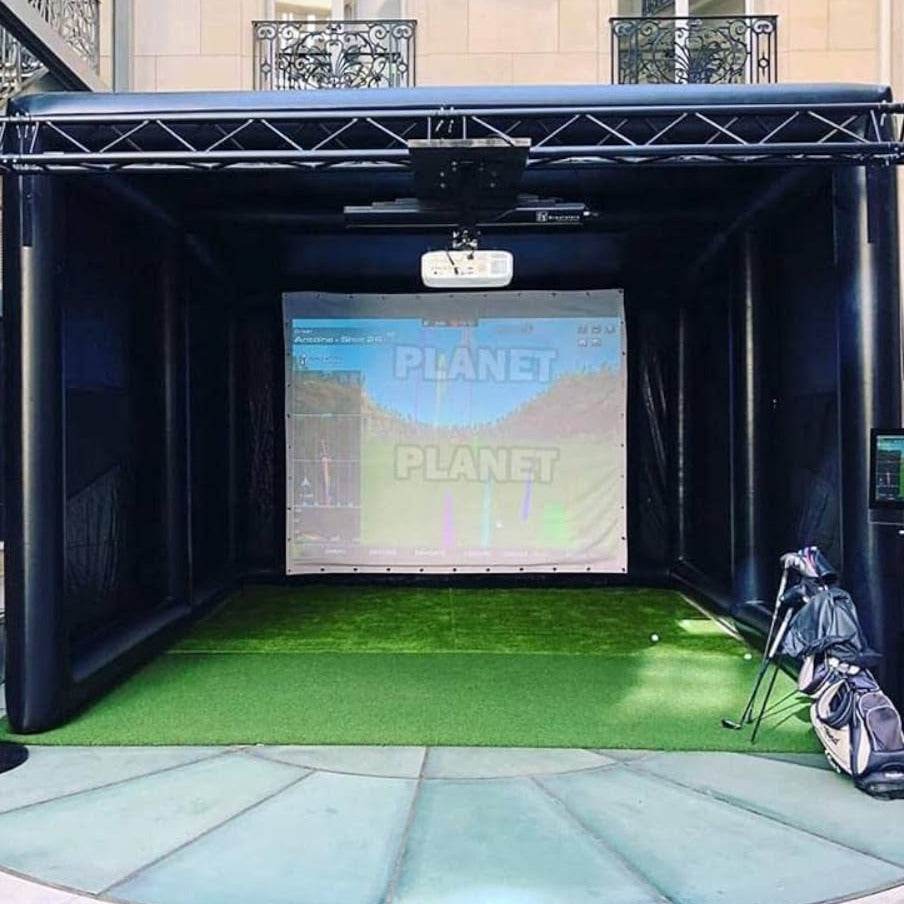 10 Hour Simulator Rental - We will bring and setup an entire outdoor simulator cage with everything you will need for your next party event.